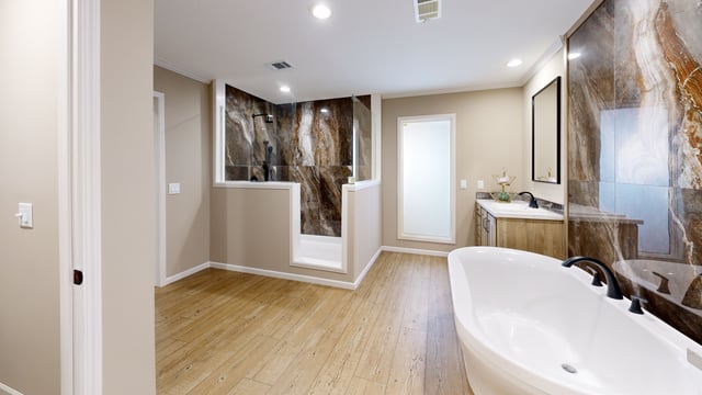 The McLemore Double Wide home by Clayton Homes for sale at Gulf South Homes in Houma, Louisiana